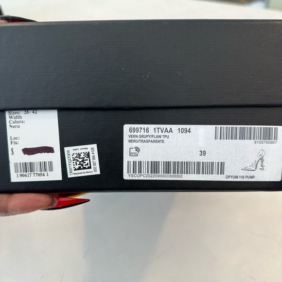 YSL Black and Clear pumps - Picture 3 of 15